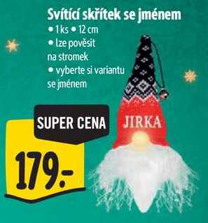 Svítící skřítek se jménem, 1 ks