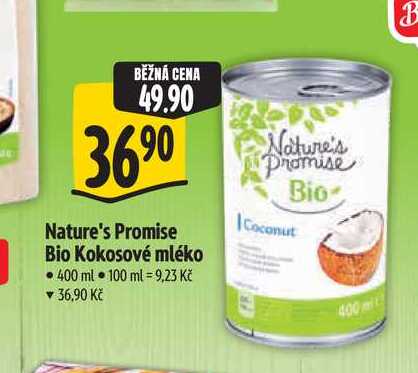 Nature's Promise Bio Kokosové mléko 400 ml