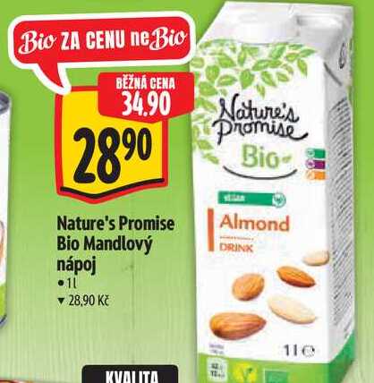   Nature's Promise Bio Mandlový nápoj  1 l