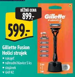 Gillette Fusion Holicí strojek