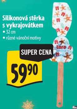 Silikonová stěrka s vykrajovátkem