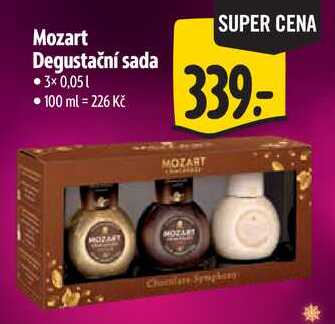 Mozart Degustační sada, 3x 0,05 l