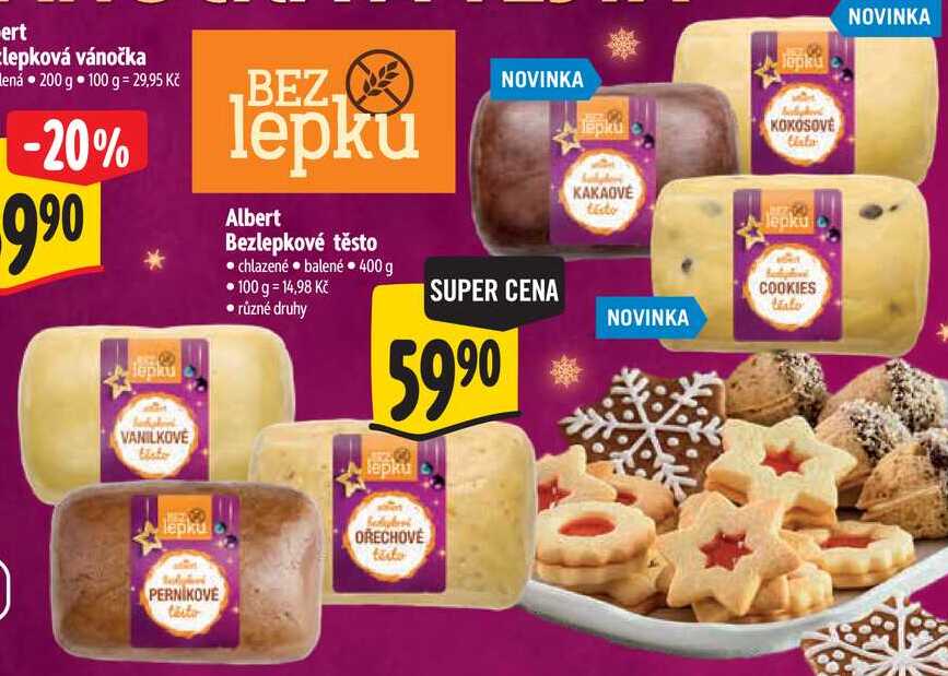 Albert Bezlepkové těsto, 400 g