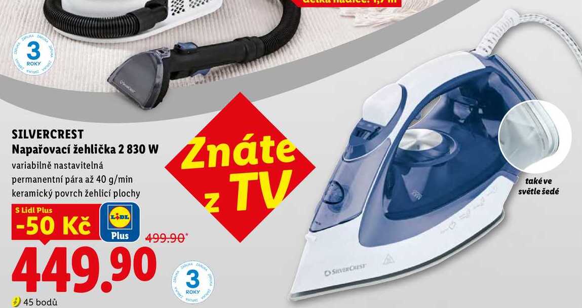 SILVERCREST Napařovací žehlička 2 830 W