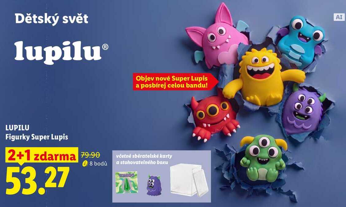 LUPILU Figurky Super Lupis