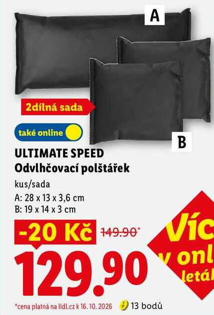 ULTIMATE SPEED Odvlhčovací polštářek