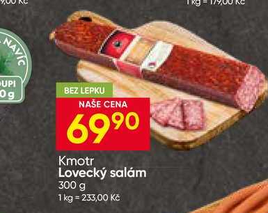 Kmotr Lovecký salám 300 g
