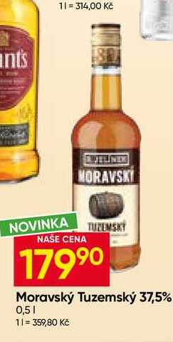 Moravský Tuzemský 37,5% 0,5l