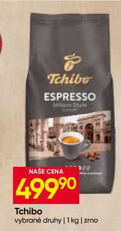 Tchibo vybrané druhy 1 kg zrno