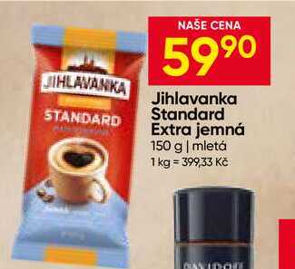 Jihlavanka Standard Extra jemná 150 g