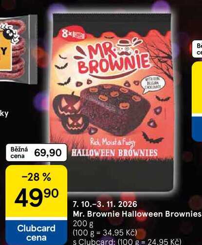 Mr. Brownie Halloween Brownies, 200 g 