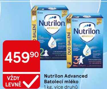 Nutrilon Advanced Batolecí mléko, 1 kg