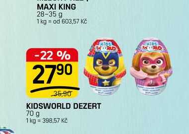 KIDSWORLD DEZERT 70 g