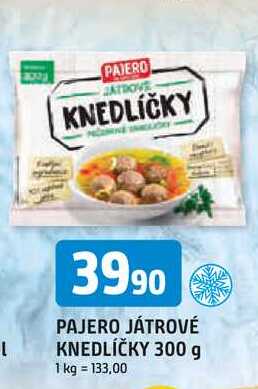 PAJERO JÁTROVÉ KNEDLÍČKY 300 g 