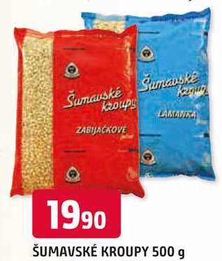 ŠUMAVSKÉ KROUPY 500 g