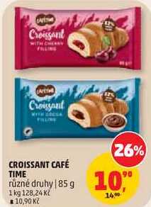 CROISSANT CAFÉ TIME různé druhy, 185 g