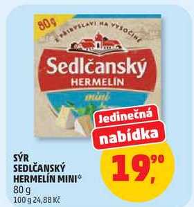SEDLČANSKÝ HERMELÍN MINI, 80 g  