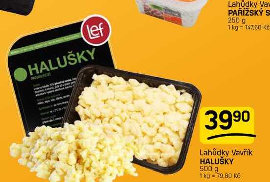 HALUŠKY 500g