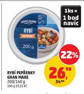 RYBÍ PEPŘENKY GRAN MARE, 200/140 g 