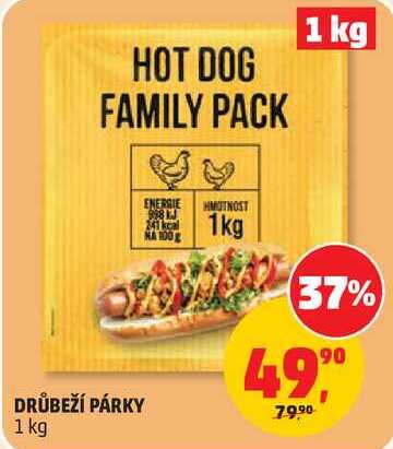 DRŮBEŽÍ PÁRKY, 1 kg 