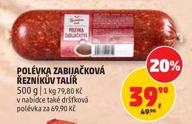 POLÉVKA ZABIJAČKOVÁ ŘEZNÍKŮV TALÍŘ, 500 g