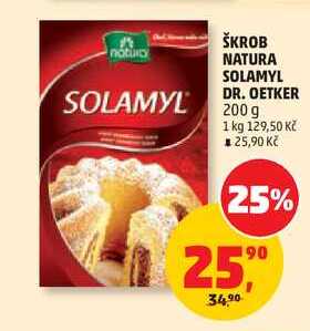 ŠKROB NATURA SOLAMYL DR. OETKER, 200 g