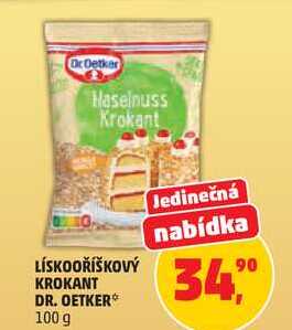 LÍSKOOŘÍŠKOVÝ KROKANT DR. OETKER, 100 g 