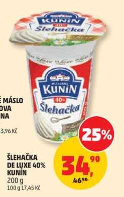 KUNIN ŠLEHAČKA DE LUXE 40% KUNIN, 200 g