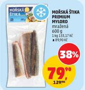 MOŘSKÁ ŠTIKA PREMIUM MYLORD mražená, 600 g 