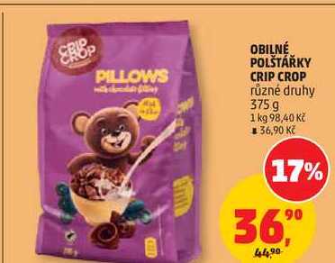 OBILNÉ POLŠTÁŘKY CRIP CROP různé druhy, 375 g 