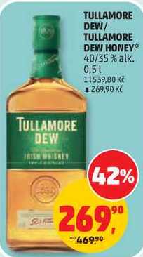 Tullamore Dew Irish whiskey, 0,5 l