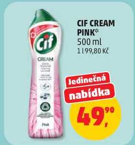 CIF CREAM PINK, 500 ml
