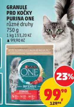 GRANULE PRO KOČKY PURINA ONE různé druhy, 750 g