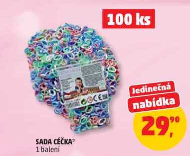 SADA CÉČKA, 1 balení, 100 ks