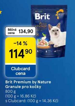 Brit Premium by Nature Granule pro kočky, 800 g