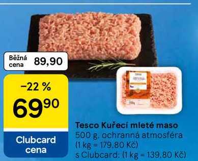 Tesco Kuřecí mleté maso, 500 g