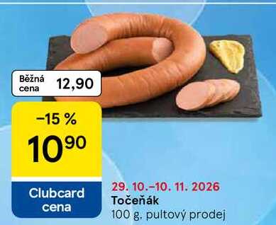 Točeňák, 100 g