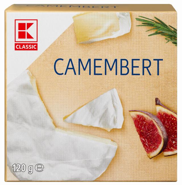 K-Classic Camembert zrající sýr s bílou plísní