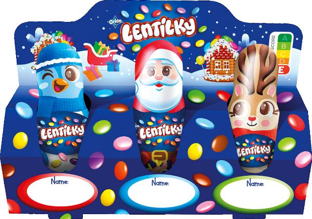 Lentilky Čokoládové figurky