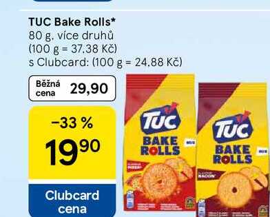 TUC Bake Rolls, 80 g 