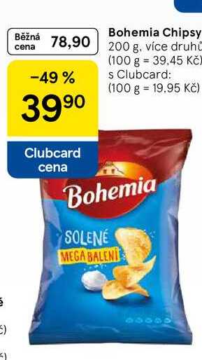 Bohemia Chipsy, 200 g, více druhů