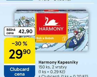 Harmony Kapesníky, 150 ks