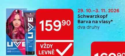 Schwarzkopf Barva na vlasy, dva druhy
