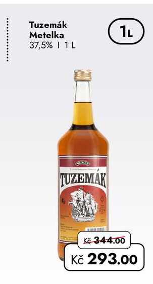 Tuzemák Metelka 37,5% 1 L
