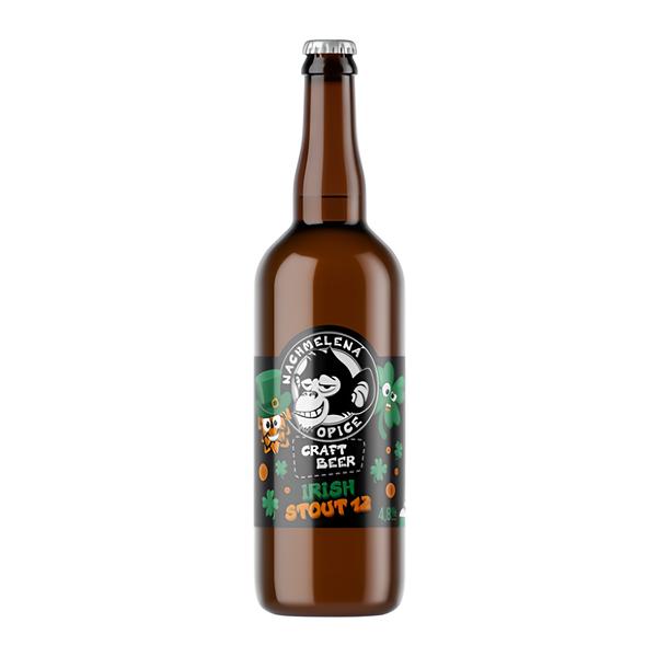 Nachmelená Opice Irish Stout, sklo