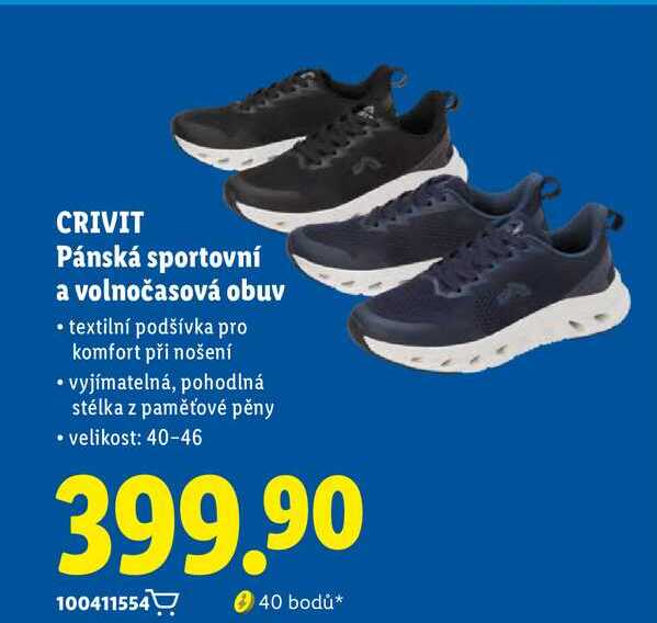 CRIVIT Pánská sportovní a volnočasová obuv