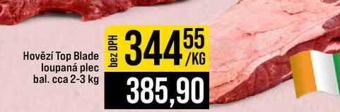 Hovězí Top Blade loupaná plec bal. cca 2-3 kg