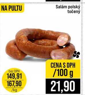 Salám polský točený 100g