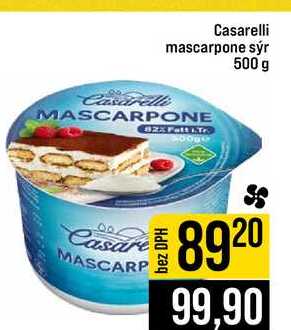 Casarelli mascarpone sýr 500 g 