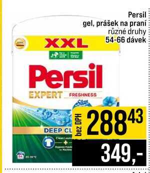 Persil gel, prášek na praní různé druhy 54-66 dávek 